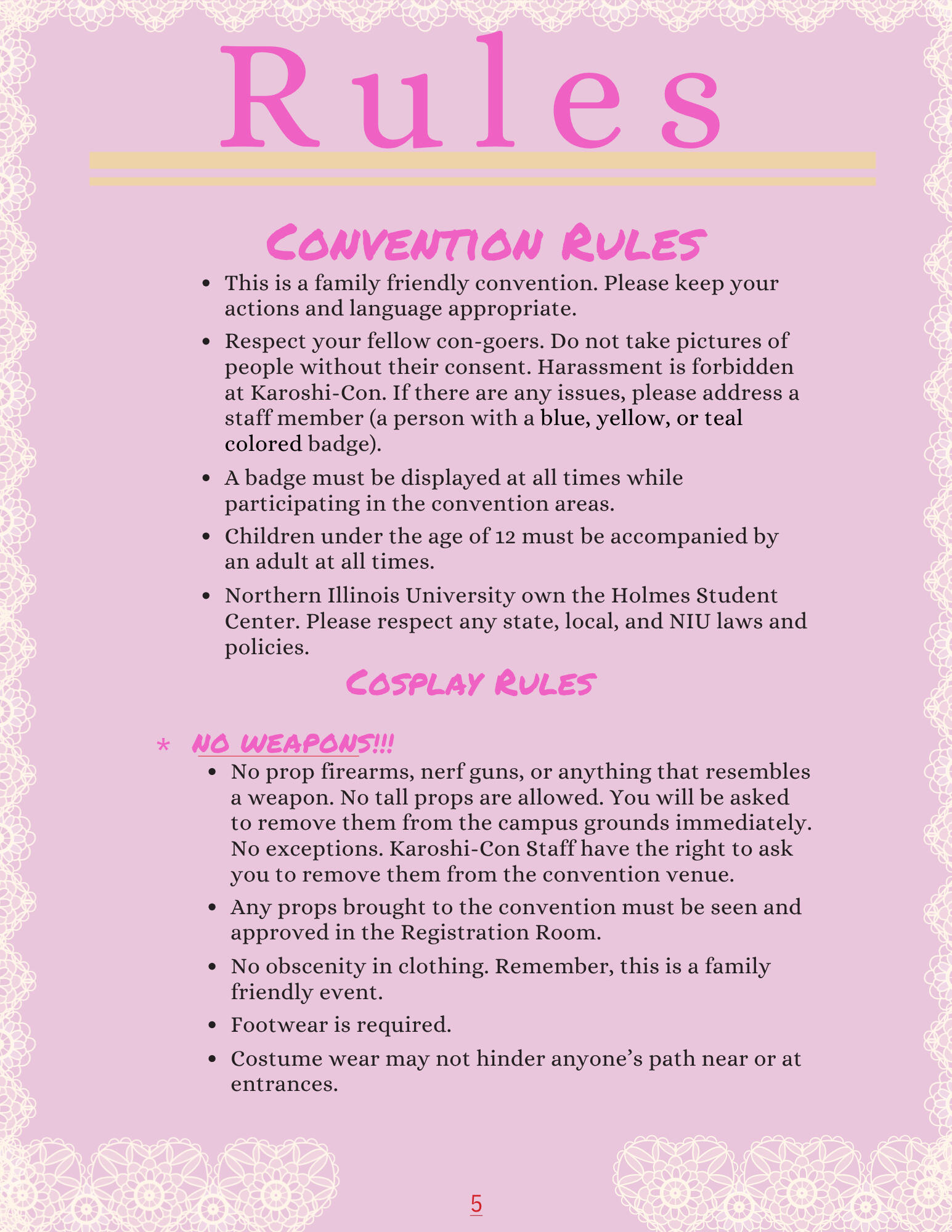 Rules