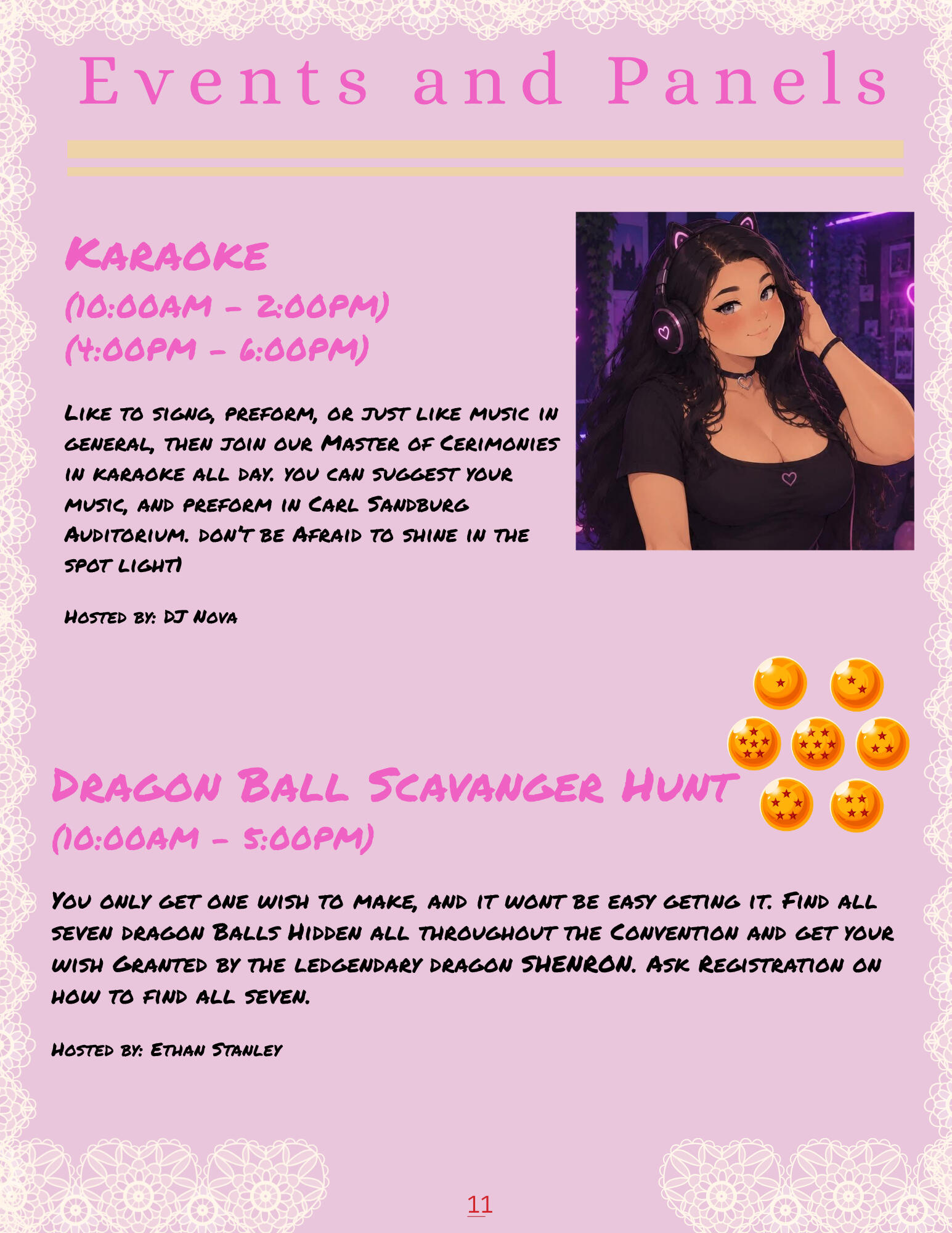 Events & Panels Pg 4