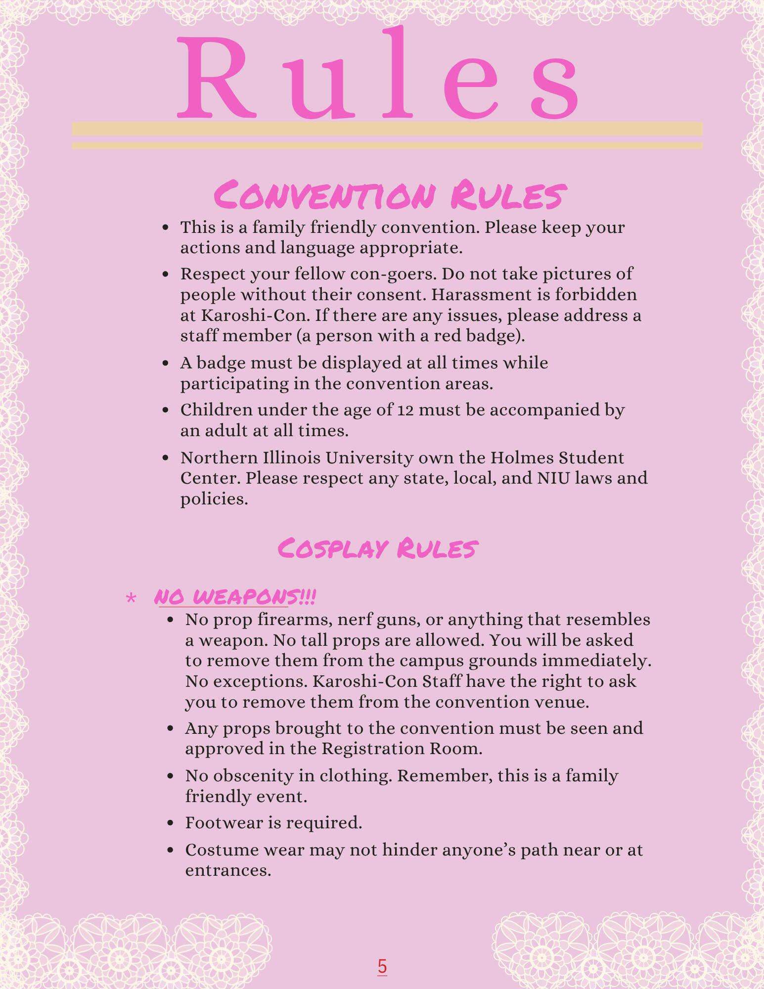 Rules